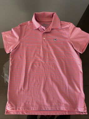 Vineyard Vines Kids Sankaty Striped Polo Shirt